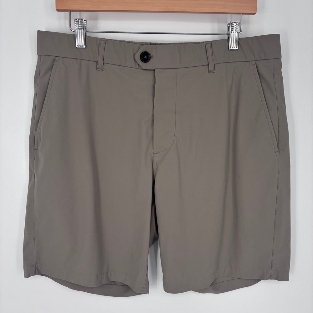 Greyson Golf Shorts Mens 35 Gray Montauk Performance Technical Activewear Luxury